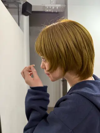 カラー カラー／ブリーチ モデル募集/愛紗のヘアスタイル