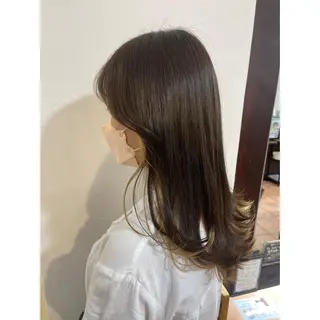 ロング カラー ヘアアレンジ 🦋エクステ/透明感 カラー🦋宮川莉央のヘアスタイル