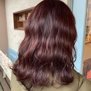 セミロング カラー garden HAIR 優月のヘアスタイル
