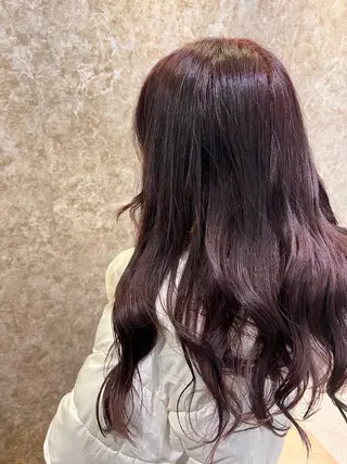 セミロング カラー soi 💜AYAKOのヘアスタイル