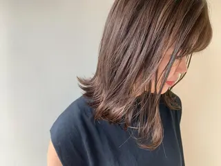 ミディアム カラー AR.MARA サトウヒカルのヘアスタイル