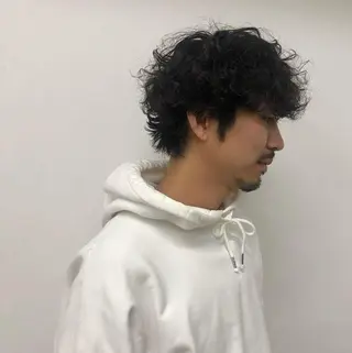 ショート パーマ メンズ ニュアンスヘア🌔 nanakoのヘアスタイル