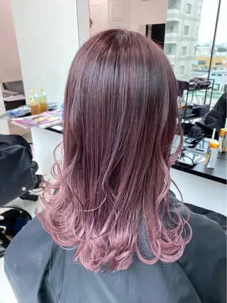 ミディアム カラー Unami MIHA☘️*゜のヘアスタイル
