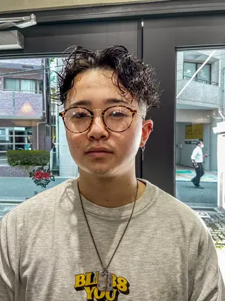 ショート パーマ メンズ 💈圧倒的メンズ特化 DAITO💈のヘアスタイル