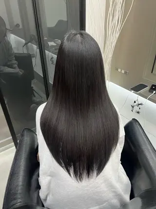 ロング 志垣 真衣のヘアスタイル