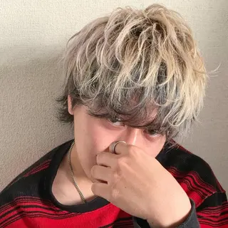 ショート カラー メンズ 🔷横浜1のパーマ 職人🔷将太郎のヘアスタイル