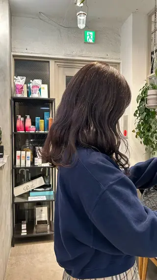 ミディアム じゅわっと暖色カラー 🍊Moemiのヘアスタイル