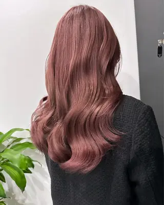 セミロング カラー 韓国風/顔周りカット /髪質改善RYOTAのヘアスタイル