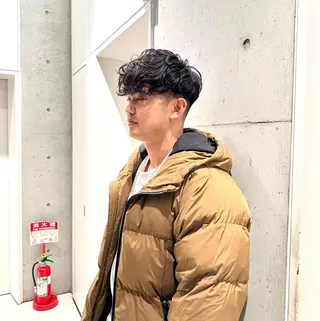 ミディアム パーマ 👑ツイスパ👑 中谷 陸のヘアスタイル