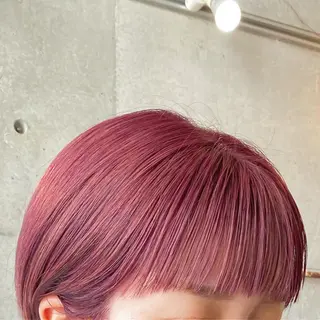ショート カラー パーマ ヘアアレンジ メンズ キッズ ネイル マツエク・マツパ アイブロウ モリモト サナのヘアスタイル