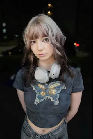 カラー airi໒꒱·ﾟ /デザインカラーのヘアスタイル