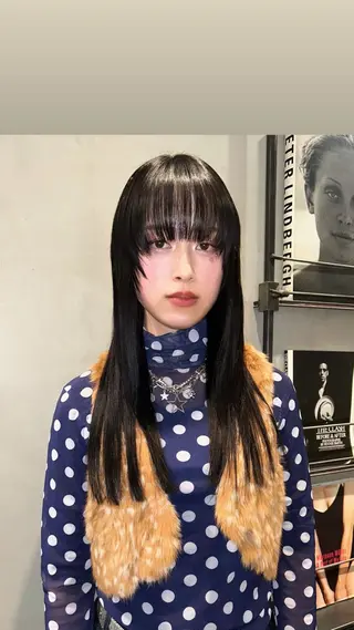 ロング カラー タナカ カナ🫧のヘアスタイル