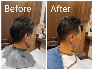 メンズ ショート BARBER 　STAG所属・BARBERSTAG 上拂恭平のヘアスタイル