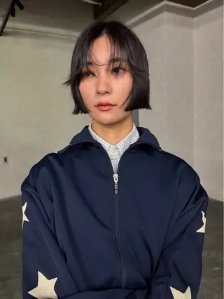 ショート カラー もりしま あやかのヘアスタイル