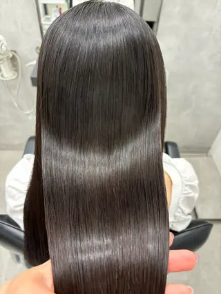 ロング カラー すぐ巻ける縮毛矯正 🍀勝倉　麗のヘアスタイル