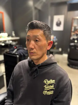 ショート メンズ 海外メンズヘア/ イケオジヘア/千歳のヘアスタイル