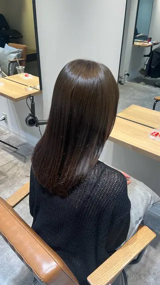 セミロング カラー non. ダブルカラー🎀🤍のヘアスタイル