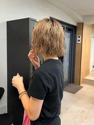 ショート パーマ yuan tanakaのヘアスタイル