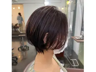 セミロング ヘアアレンジ パーマ カラー 【ヘアケア特化型】 newi天王寺のヘアスタイル