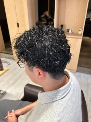パーマ メンズ Hattori Ryukiのヘアスタイル