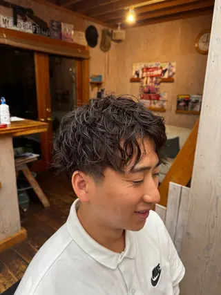 パーマ メンズ MY FIRST大山 一輔のヘアスタイル