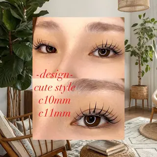 マツエク・マツパ MODEk's TESORO柿崎流依のマツエク・マツパデザイン