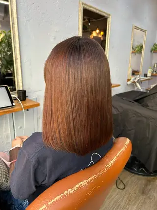 ミディアム 古澤 咲来のヘアスタイル