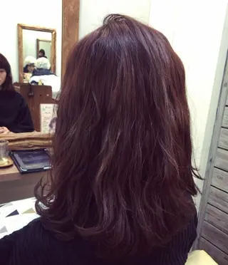 カラー 【mokuオーナー】 ちはるのヘアスタイル