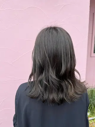 ミディアム カラー ♡ナナコ♡ レイヤー/艶髪のヘアスタイル