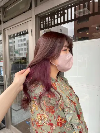 ロング カラー ヘアアレンジ 🫧ヒシダアキ taboo.i🫧のヘアスタイル
