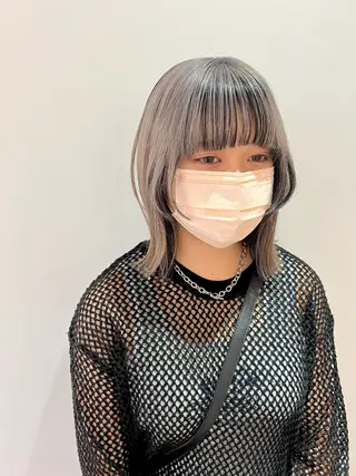 カラー MARU パーマ/レイヤーのヘアスタイル