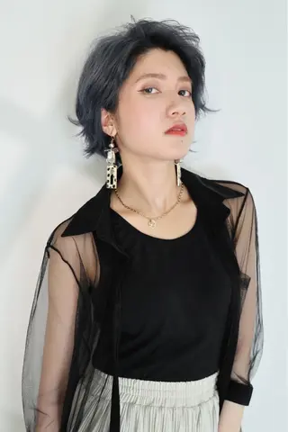 ショート hair make powder 薮本のヘアスタイル