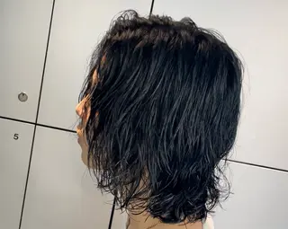 ロング パーマ ヘアアレンジ メンズ fifth 石川 凪のヘアスタイル