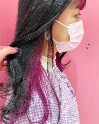 セミロング カラー 新宿駅近♡個室 ♡関口三都季🌜のヘアスタイル