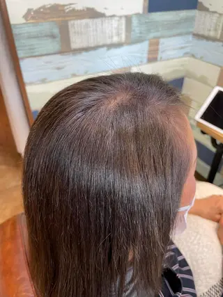 ミディアム カラー 透明感カラー⭐️ 田嶋麗奈のヘアスタイル