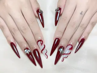 ネイル M🌷nail 長さだし専門店のネイルデザイン