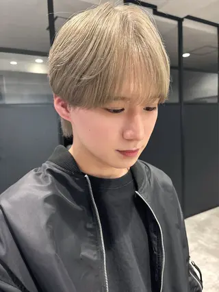 カラー メンズ 青木 奏楽のヘアスタイル