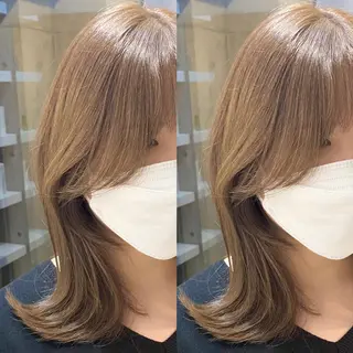 カラー 代々木上原エリア🎀 モテ髪大人可愛いヘアのヘアスタイル