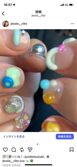 ショート Nail's by　JESSIE所属・JESSIE RIKOのネイルデザイン
