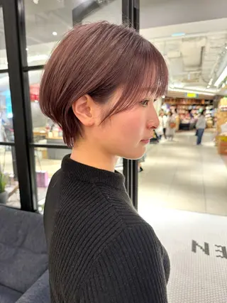 ショート 田中 優菜のヘアスタイル