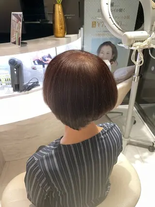 ショート 大藤 彩のヘアスタイル