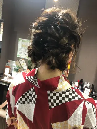 ロング ヘアアレンジ pep natsumiのヘアスタイル