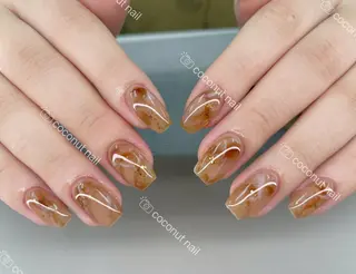 ネイル 神田 ココナッツのネイルデザイン
