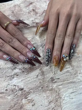 ネイル M.jewelry himeka🍒のネイルデザイン