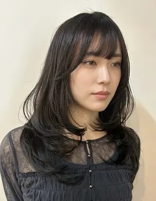 セミロング ✂韓国レイヤー 🦋みやび🪽のヘアスタイル