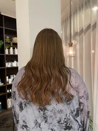 ロング 西野 優夏のヘアスタイル