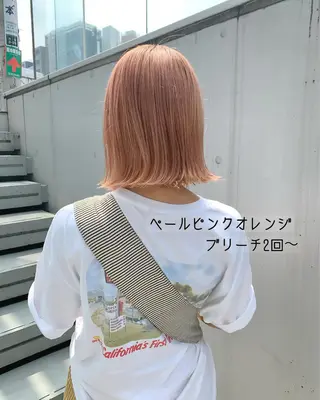 ミディアム 垢抜けヘア♡柔らかい カラー/mihoのヘアスタイル