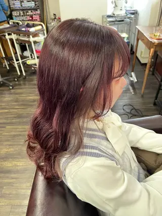 ロング カラー ｼﾉｻﾞｷ ｷﾅのヘアスタイル