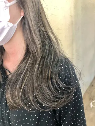 セミロング 永野 翔平のヘアスタイル