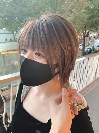 ショート 🎉骨格矯正カット ばば　としまさのヘアスタイル